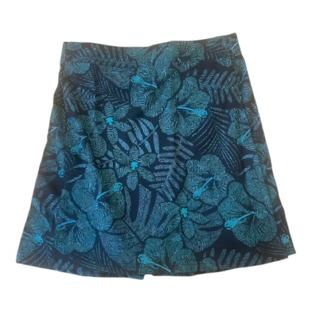 Ripskirt Hawaii Maui Moonlight Blue Floral Skirt Size Small Length 1 Vacation